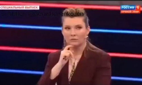Even Putin's propagandist isn't swallowing this one! State TV host rolls her eyes as Kremlin puppet blames the US and Britain for blowing up Ukrainian dam