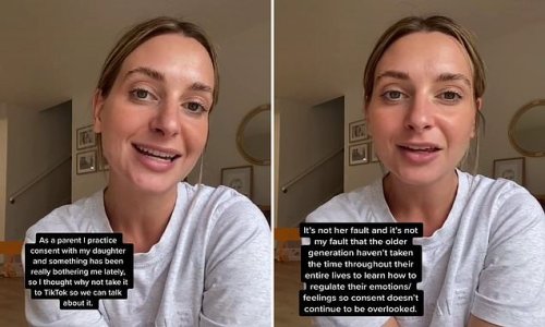 Mum explains why grandparents don't have the right to hug her baby