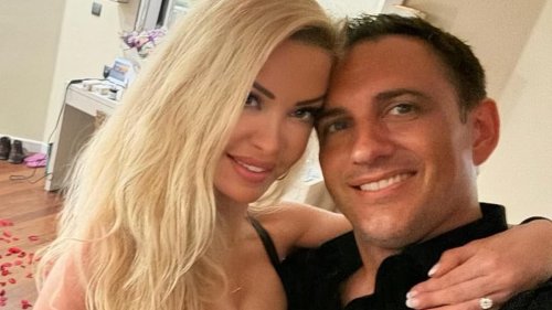 Alicia Douvall is ENGAGED! Former model's boyfriend proposes during romantic Maldives getaway as she shows off her dazzling diamond ring