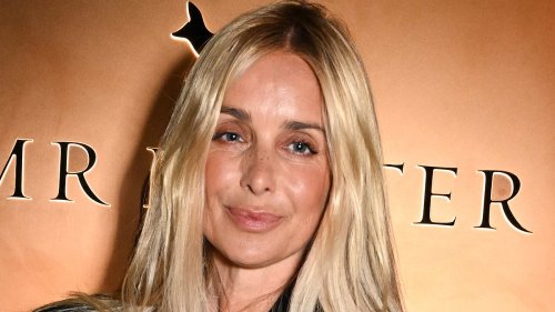 Louise Redknapp puts on a leggy display in black mini dress as she joins trendy Rocco Ritchie at the launch of Mr Porter in London