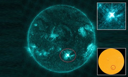 'Cannibal' explosion on the sun could disrupt GPS systems on THURSDAY when billions of tons of plasma and particles are hurled to Earth