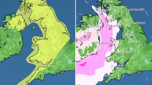 Britain braces for Storm Agnes as map shows where heavy rain and 80mph gale force winds will lash the country this week