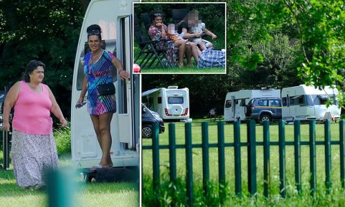 Travellers cannot be moved on from camp because they 'have Covid'
