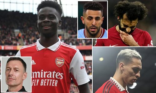 CHRIS SUTTON: Bukayo Saka is the best right winger in the world... seriously! Mo Salah's lost his edge this season, Riyad Mahrez is incredible but behind the Arsenal star – and Antony doesn't even enter the conversation