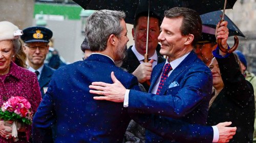 The heir and spare who CAN get on! New King Frederik of Denmark proves brother Prince Joachim is a...