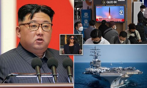 America and South Korea fire back: Fighter jets carry out joint precision-strike bombing drills just hours after North Korea fired a ballistic missile over Japan – the first since 2017