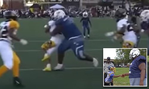 Philly football player is 11 years old but has the body of a grown up