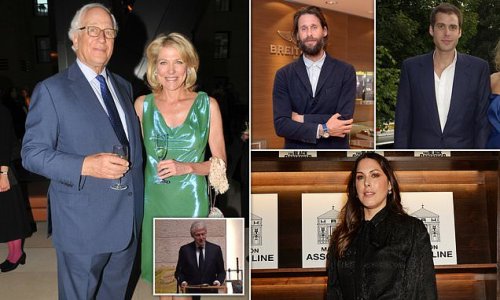 'He’s handed over the whole fortune': How a £600m feud between Evelyn de Rothschild’s children and his glamorous widow was laid bare in a funeral address by Bill Clinton