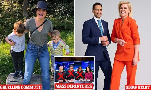 Fresh woes at Ten as The Project host and single mum-of-two Sarah Harris 'struggles' with weekly commute to Melbourne amid dismal ratings: 'The novelty is wearing off a bit'