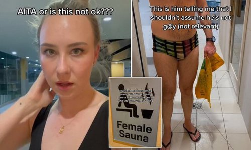 Young woman in brief clothing shares her disbelief after man 'barges' into female-only sauna and refuses to budge: 'Am I the a**hole for asking him to leave?'