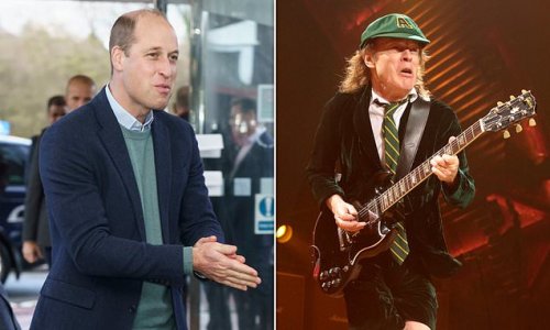 Prince William 'starts his day rocking to AC/DC'