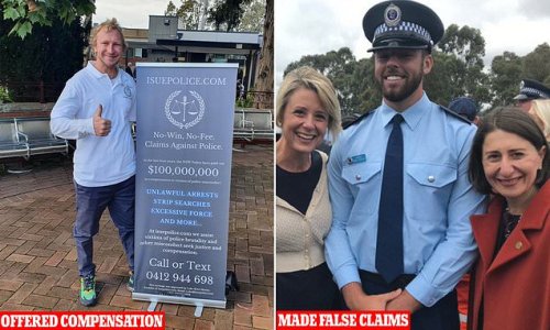 EXCLUSIVE: How a self-styled 'justice warrior' JAILED after Kristina Keneally's police officer son falsely accused him of threatening to kill a detective has been offered $170,000 and a GROVELLING apology to make it go away