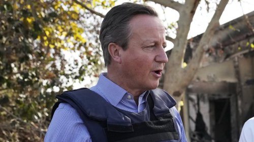 David Cameron to visit Israel today after Rishi Sunak told PM Benjamin Netanyahu 'calm heads' must...
