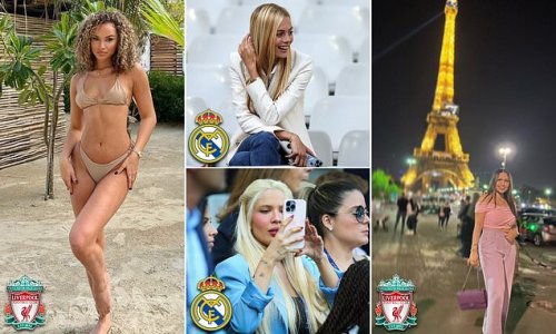 Here come the Champions League WAGs! Liverpool players' wives and girlfriends soak up Paris while Real Madrid partners watch the team practice ahead of final