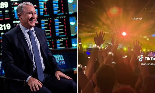 Happiest place to work? Billionaire Ken Griffin treats 10,000 workers and their families to three-day trip to Walt Disney World and Coldplay concert - paid for out of his OWN pocket