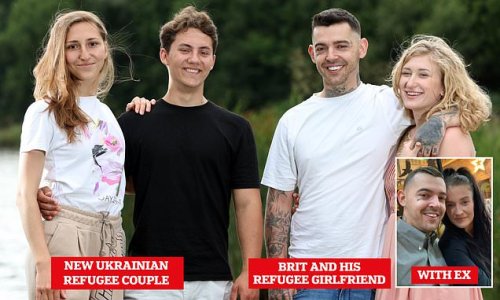 EXCLUSIVE: Her boyfriend better watch out! Brit father who dumped his partner to run off with a Ukrainian refugee ten days after she moved into the family home invites ANOTHER woman from the same country to share their new lovenest