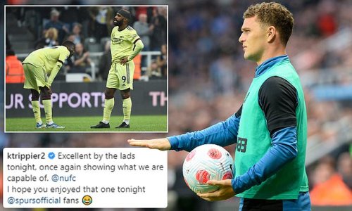 'I hope you enjoyed that one': Kieran Trippier rubs salt into Arsenal wounds as he sends message to Tottenham fans after Newcastle win against Mikel Arteta's men gave his former club a massive boost in the race for a top-four finish