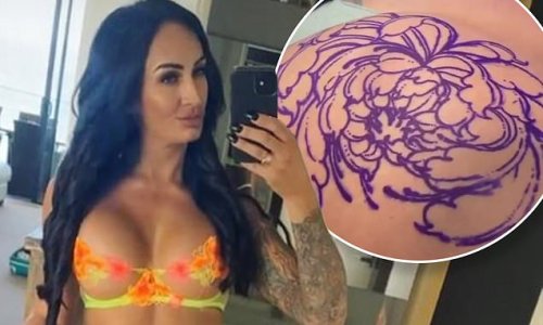 Hayley Vernon reveals her infected buttock tattoo has turned SEPTIC