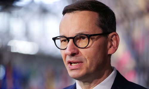 End EU 'imperialism': Polish PM launches scathing attack on Brussels as he likens Germany to Russia and says alliance's strongest members wield all the power
