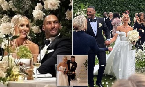 AFL star Josh Gibson and partner Ashley Bright marry in stunning ...