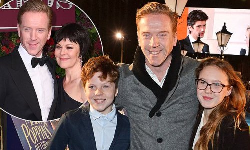 'It looks like a hiatus for some time': Damian Lewis will take a break from acting to look after his children after wife Helen McCrory's death last year