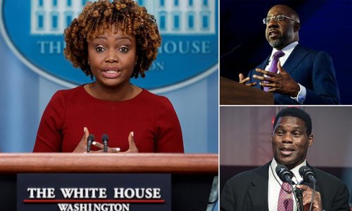 White House stands by claims that Georgia election laws were 'Jim Crow 2.0' - despite record-breaking turnout and early voting in the runoff between Warnock and Walker