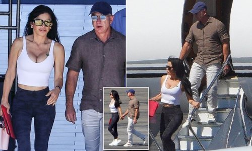 EXCLUSIVE: Jeff Bezos and girlfriend Lauren Sanchez spotted flying into Los Angeles following their African safari - and just days after Amazon founder's ex-wife filed for divorce from her science teacher husband after one year of marriage