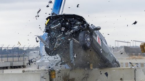 Electric cars are so heavy with batteries they can smash through outdated motorway barriers, experts say