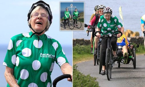 'I thought about taking my own life when I lost all three of my adult children': Grandmother, 85, reveals how she cycled 1,000 miles across Scotland in memory of her daughter and sons