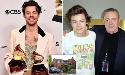 What did Harry Styles mean by saying 'people like me' don't win Grammys? Singer blasted for 'tone deaf' speech hinting at humble roots despite being finance director's son raised in middle-class Cheshire village as fans leap to his defence