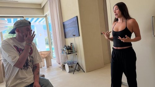 Justin Bieber accidentally flashes something party people love while posting awkward photos of wife Hailey
