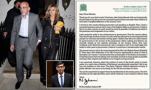 Rishi Sunak is hunting for a 'squeaky clean' replacement for Tory party chairman with two ministers pushing for William Hague, after Nadhim Zahawi is sacked and takes a graceless blast at the media