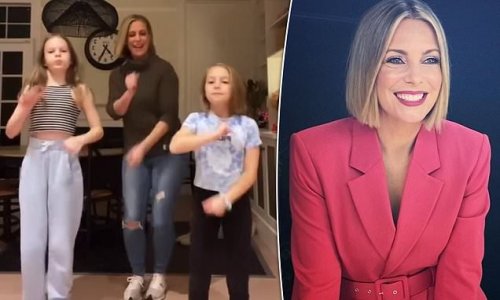 Today Extra's Belinda Russell dances with her daughters before class
