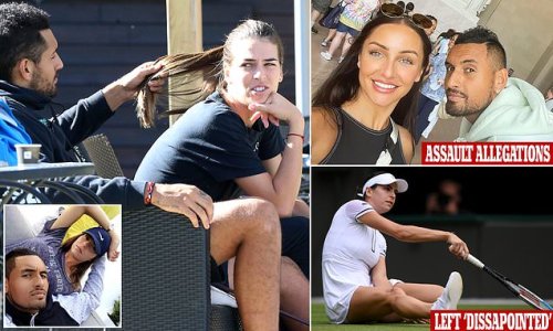 Ajla Tomljanovic lashes out after getting grilled about her romance with Nick Kyrgios straight after Wimbledon loss in light of allegations bad boy assaulted ex-girlfriend Chiara Passari