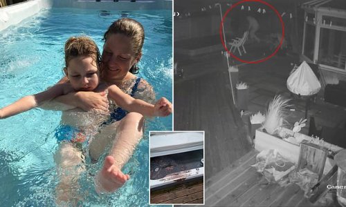 Heartless vandal destroys disabled five-year-old's hydrotherapy pool by filling it with paint