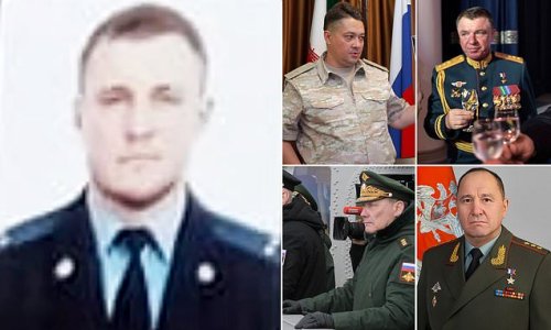 Senior FSB commander becomes latest Russian colonel to die in Ukraine as furious Putin 'sacks SIX generals' over poor performance