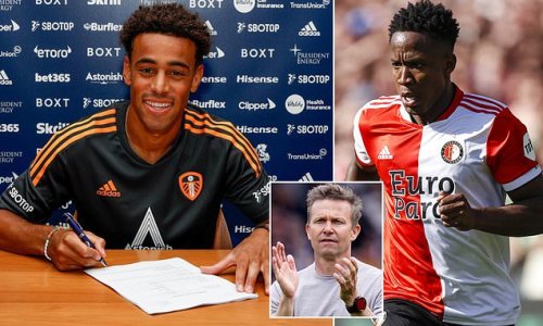 Leeds United sign Tyler Adams from Red Bull Leipzig on a five-year deal, with a £21m deal for Feyenoord winger Luis Sinisterra edging closer... as boss Jesse Marsch continues to rebuild his squad