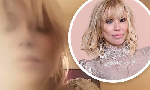 Courtney Love, 56, reveals she almost DIED in hospital from anemia last year when she weighed only '97 pounds'... in shocking Instagram post