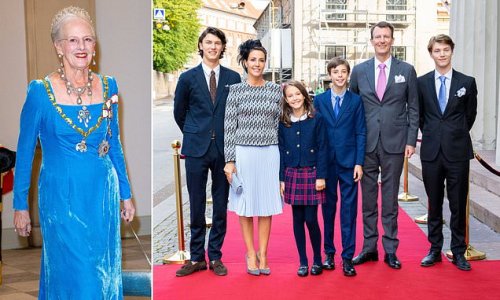 Queen Margrethe of Denmark, 82, STRIPS four of her grandchildren of their royal titles so they can 'shape their own lives without being limited by duties'
