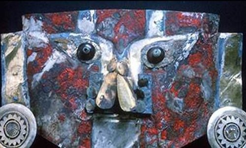 Human BLOOD found in red paint used on 1,000-year-old gold mask