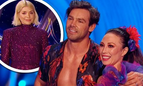 Ben Foden leaves Holly Willoughby flustered on Dancing On Ice