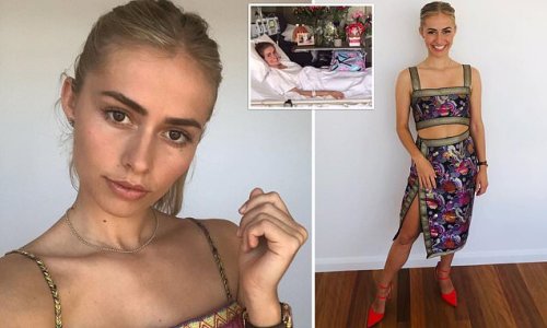 The glamorous student who had her insides 'torn up' in freak accident