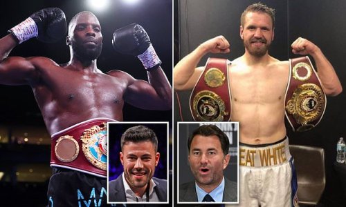 Lawrence Okolie will defend his WBO cruiserweight world title against New Zealand's David Light in March... as British boxer prepares for first fight since bitter split with Eddie Hearn