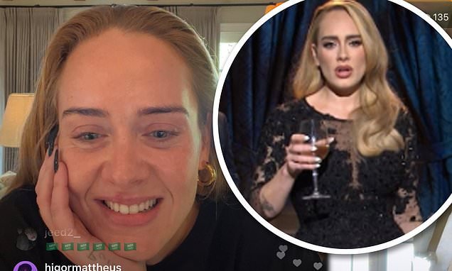 'I'm gearing up to come back!' Adele reveals she's been forced to quit booze (including her beloved Aperol Spritz!) to protect her voice - after sharing struggles with 'hanxiety' in lockdown