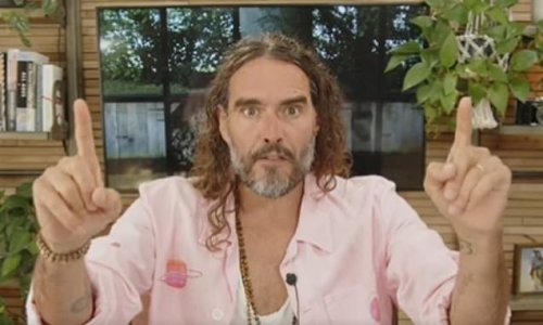 'We have been officially censored!' Russell Brand leaves YouTube in favour of Rumble after one of his Covid videos is taken down for 'breaching community guidelines'