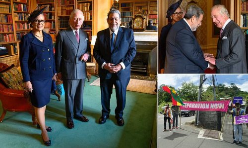 Charm offensive: New King invites Grenadines Prime Minister to Balmoral for an audience as Caribbean paradise considers dumping him as head of state