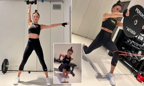 From Posh to Sporty Spice! Victoria Beckham has transformed her figure through workouts FIVE times a week with a Team GB star (even when she's on holiday) and THAT disciplined diet