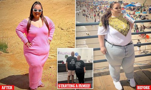 Young business exec who lost 60kg to have a baby after years of harrowing near-death health issues is dealt a devastating blow after losing her only pregnancy to Covid: 'It's hit after hit'