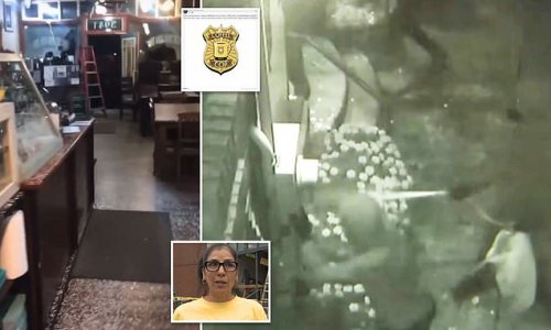 Woke mob smashes windows of Portland Native American coffee shop after its owner advertised 'coffee with a cop' event on social media to promote good relations with crime-ridden city's police