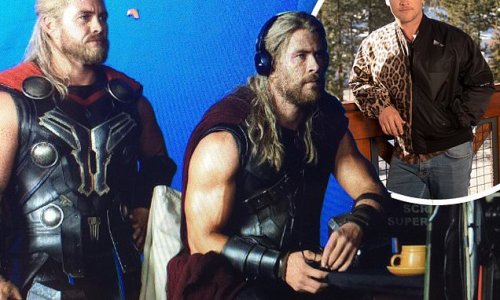 Chris Hemsworth's brother Luke trolls the Hollywood star as he dresses up as Thor and says he's happy to 'mentor his understudy'